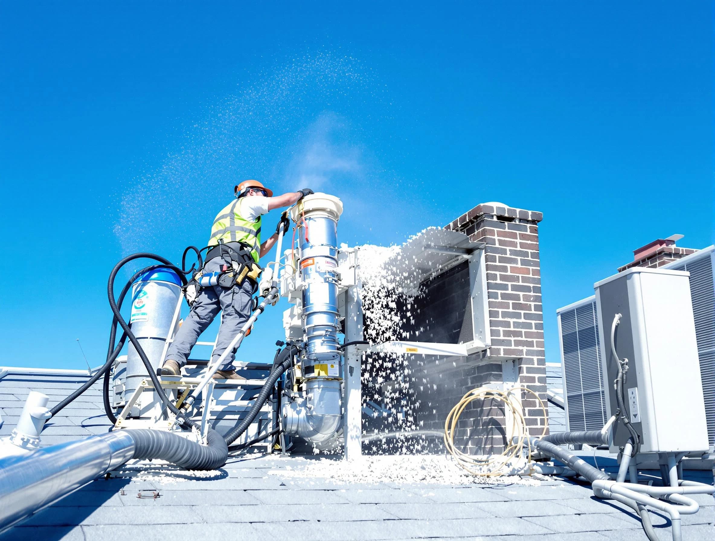 Expert roof dryer vent cleaning by East Basin Dryer Vent Cleaning in East Basin