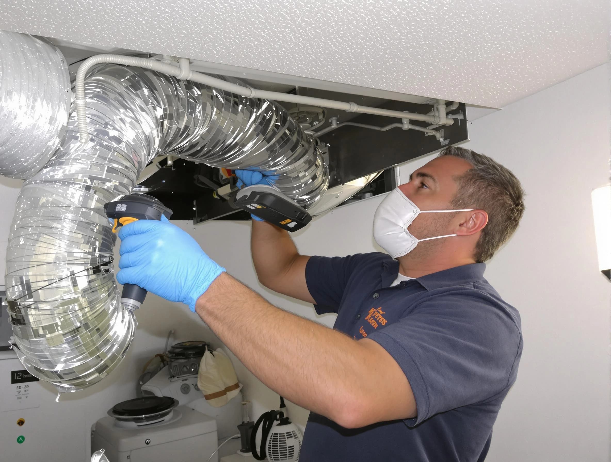 East Basin Dryer Vent Cleaning professional performing thorough residential dryer vent cleaning in East Basin