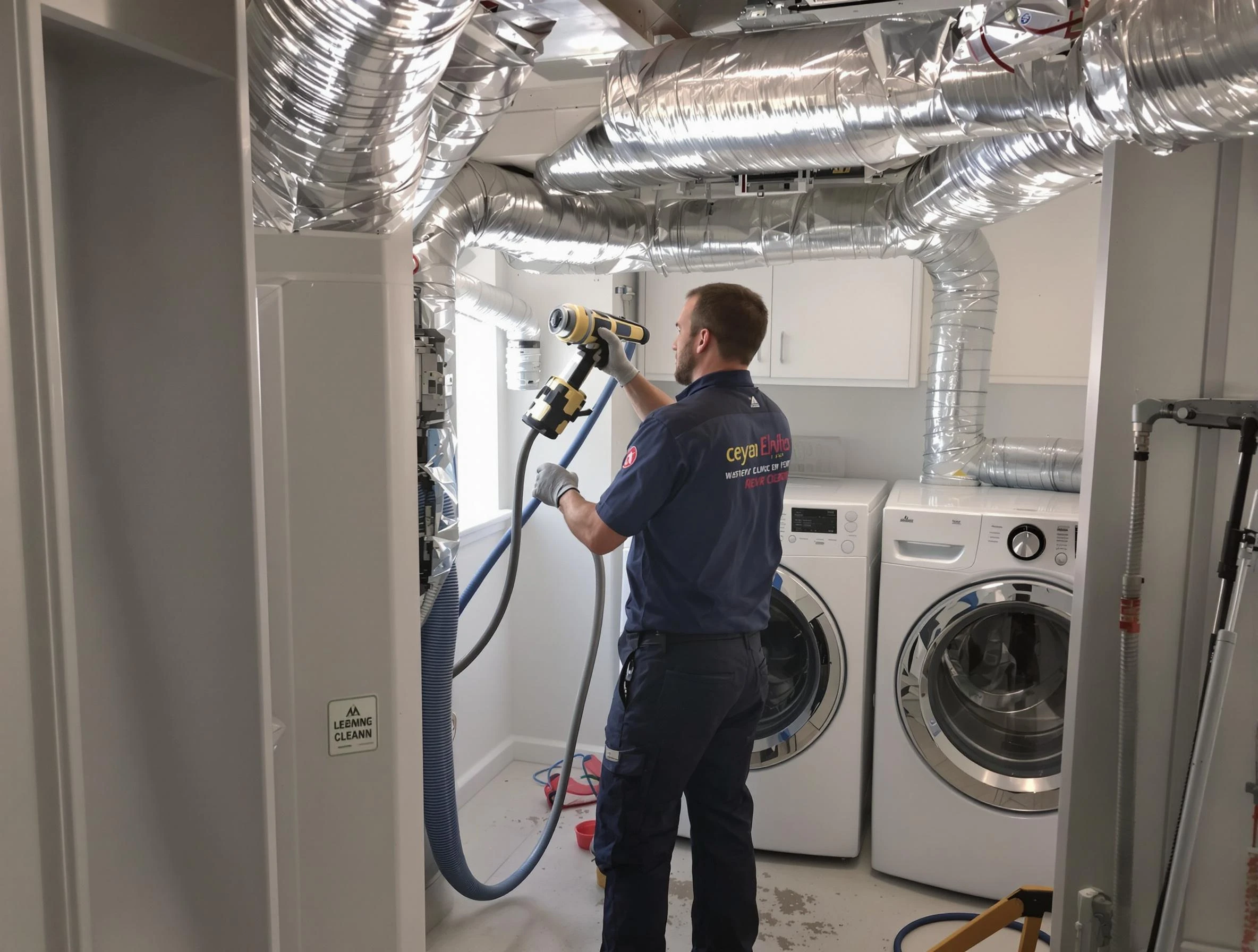 East Basin Dryer Vent Cleaning specialist using advanced equipment for thorough duct cleaning in East Basin