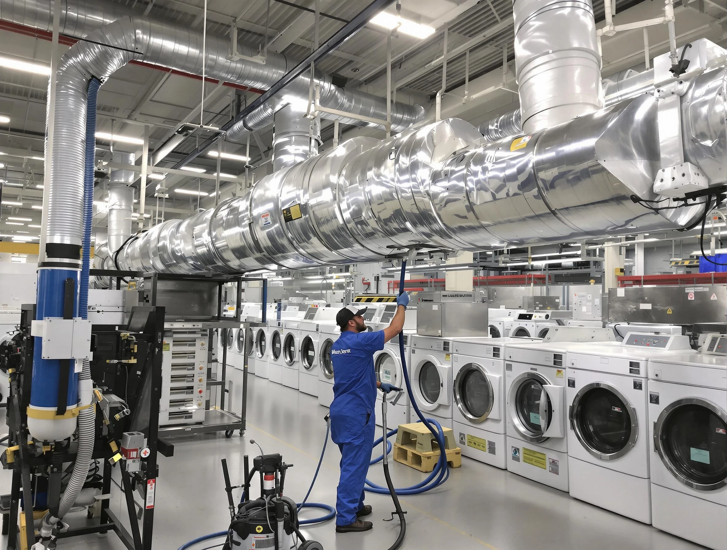 East Basin Dryer Vent Cleaning team performing heavy-duty industrial dryer vent cleaning in East Basin